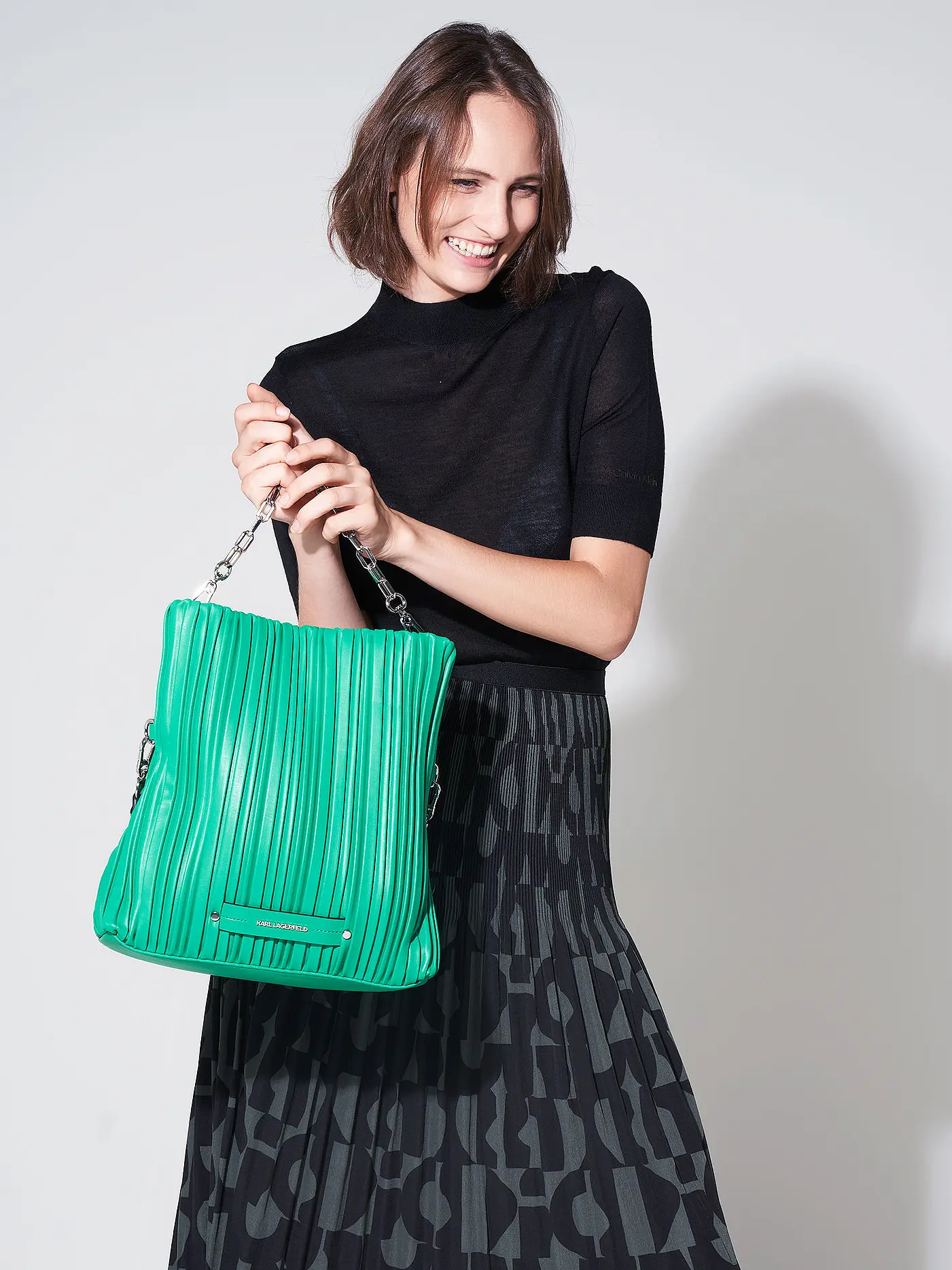 KARL LAGERFELD | Tasche - Mini Bag Kushion  Small | grün